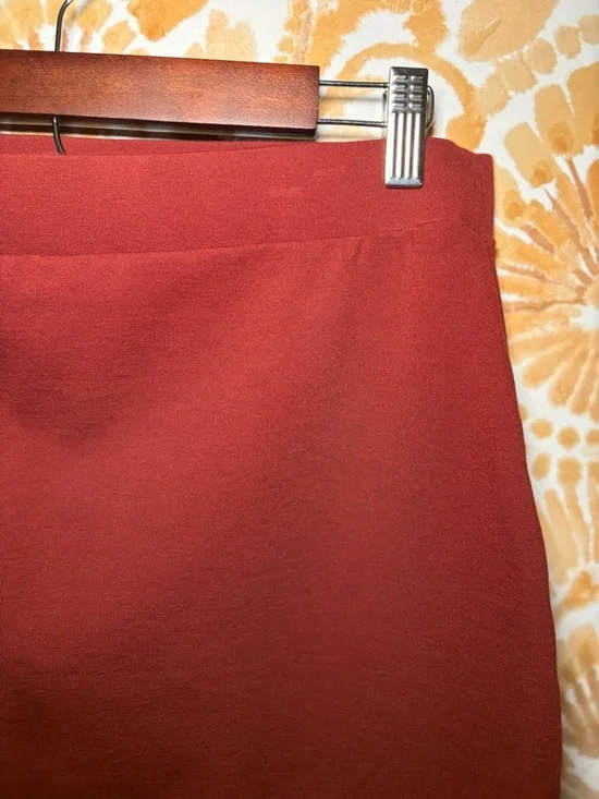 Liz Claiborne Deep Orange Pencil Skirt Size M - Picture 5 of 5